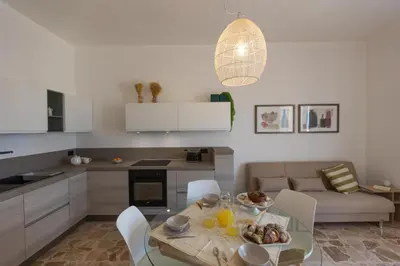 Cucina o angolo cottura di Central house palazzo brafa appartamento 5