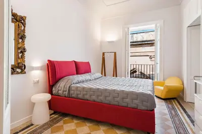 Letto o letti in una camera di 2 Soru Ortigia Holiday Home - Attico con terrazza